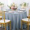 132 Inch Round Wrinkle Free Seamless Scuba Tablecloth Elegant Event Linen